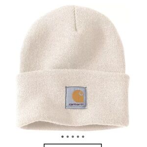 Carhartt Off-White Knit Beanie like NEW